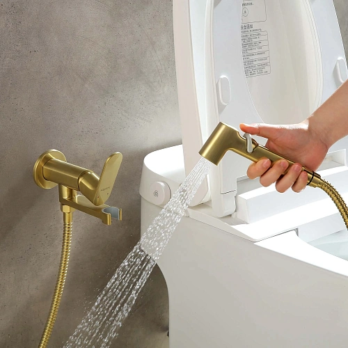 Гигиенический душ Aquatek АЛЬФА AQ1919BG шлифованное золото Гигиенический душ Aquatek АЛЬФА AQ1919BG шлифованное золото