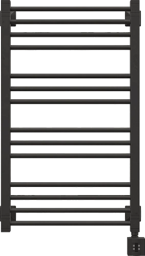Полотенцесушитель электрический EWRIKA Кассандра Pt 90x50 R, черный матовый 510453 Полотенцесушитель электрический EWRIKA Кассандра Pt 90x50 R, черный матовый 510453
