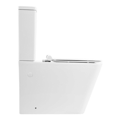 Унитаз напольный BelBagno ARDENTE-R BB02093CPR/BB2112SC безободковый с сиденьем Унитаз напольный BelBagno ARDENTE-R BB02093CPR/BB2112SC безободковый с сиденьем