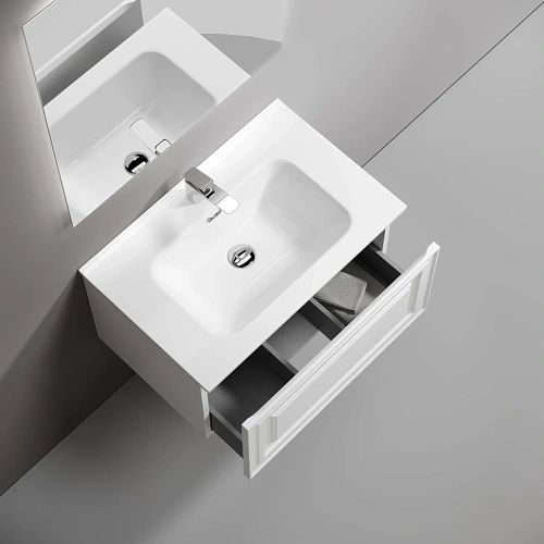 Тумба под раковину Sancos Very VR70W 690х445х406 Bianco, подвесная Тумба под раковину Sancos Very VR70W 690х445х406 Bianco, подвесная