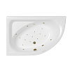 Акриловая ванна WHITECROSS Aquarella 170x110 левая &quot;RELAX&quot; бронза 0108.170110.100.RELAX.BR