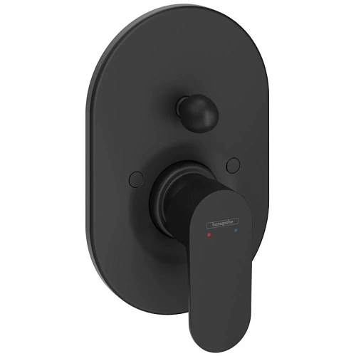 Смеситель для ванны Hansgrohe Rebris S, скрытого монтажа 72449670, матовый черный Смеситель для ванны Hansgrohe Rebris S, скрытого монтажа 72449670, матовый черный