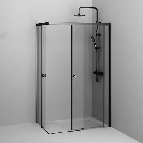 Душевой уголок AM.PM X-Joy W94G-403-12080-BТ Slide 120х80, черный, стекло прозрачное Душевой уголок AM.PM X-Joy W94G-403-12080-BТ Slide 120х80, черный, стекло прозрачное