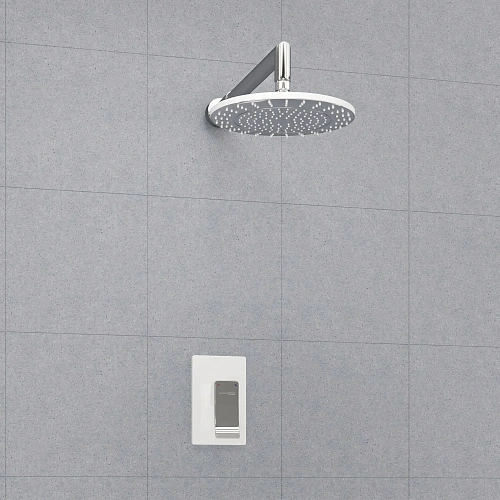 Душевая система WasserKRAFT A12667WHITE встраиваемая белый/хром Душевая система WasserKRAFT A12667WHITE встраиваемая белый/хром