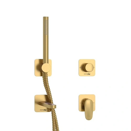 Смеситель для ванны WasserKRAFT A3651.282.284.285.194.286 встраиваемый золото Смеситель для ванны WasserKRAFT A3651.282.284.285.194.286 встраиваемый золото