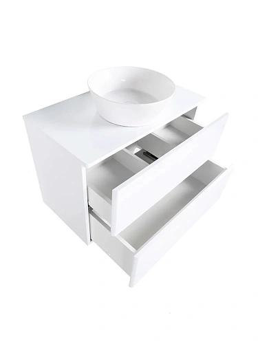 Тумба с раковиной Orange Otto Ot-75TuMDF+B08-360W подвесная Тумба с раковиной Orange Otto Ot-75TuMDF+B08-360W подвесная