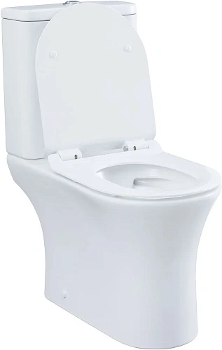 Чаша напольного унитаза Aquanet Rimless Roll 2-C CL-12289 с сиденьем Чаша напольного унитаза Aquanet Rimless Roll 2-C CL-12289 с сиденьем