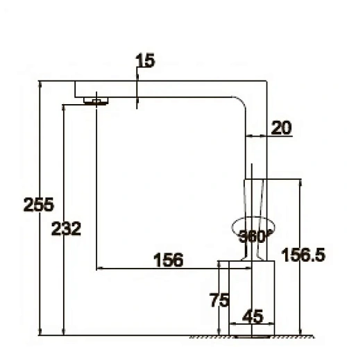 Смеситель для кухни Kaiser Vista 65044 Смеситель для кухни Kaiser Vista 65044