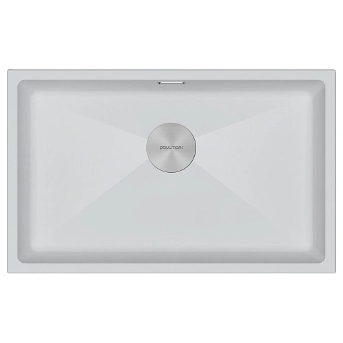 Кухонная мойка Paulmark LUMI 74UNI LU74-WH, белый, 740х460 Кухонная мойка Paulmark LUMI 74UNI LU74-WH, белый, 740х460