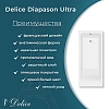 Ванна из искусственного камня Delice Diapason Ultra 150х70 DLR330047-G с узким бортом глянцевая Ванна из искусственного камня Delice Diapason Ultra 150х70 DLR330047-G с узким бортом глянцевая