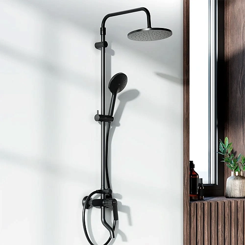 Душевая система Damixa Jupiter 977740300 черный Душевая система Damixa Jupiter 977740300 черный