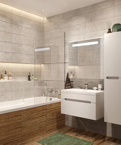 Комплект мебели DIWO Коломна 80, подвесная, белая, российская (гарнитур, мебель) 462695 Комплект мебели DIWO Коломна 80, подвесная, белая, российская (гарнитур, мебель) 462695