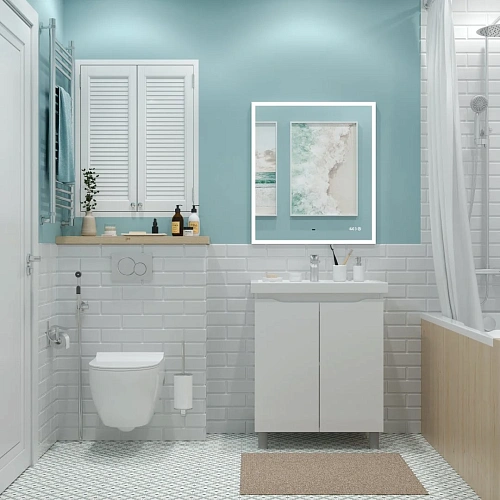 Тумба под раковину BRIZ Мальта т2-60 под раковину Фостер 365 03-02060-06 00 БЕЛ белый Тумба под раковину BRIZ Мальта т2-60 под раковину Фостер 365 03-02060-06 00 БЕЛ белый