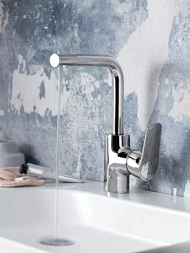 Смеситель для раковины Jacob Delafon Aleo E98331-CP с донным клапаном Смеситель для раковины Jacob Delafon Aleo E98331-CP с донным клапаном