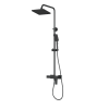Картинка анонса товара «душевая система rush thira без излива (tr3635-40black)»
