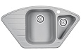 Кухонная мойка Granula 9101, АЛЮМИНИУМ кухонная мойка, кварц 900х520 Кухонная мойка Granula 9101, АЛЮМИНИУМ кухонная мойка, кварц 900х520