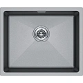 Кухонная мойка Paulmark LUMI 55UNI LU55-GRM, серый металлик, 555х460 Кухонная мойка Paulmark LUMI 55UNI LU55-GRM, серый металлик, 555х460
