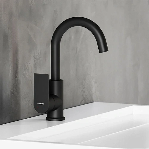 Смеситель для раковины Damixa Apollo 470220300 черный Смеситель для раковины Damixa Apollo 470220300 черный