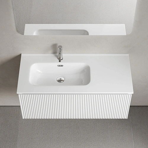 Тумба под раковину SANCOS Snob SNR1.0100LW R 1.0 995х445х406 Bianco подвесная Тумба под раковину SANCOS Snob SNR1.0100LW R 1.0 995х445х406 Bianco подвесная