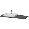 Столешница Duravit Happy D.2 Plus HP031KL8080 130 см графит Столешница Duravit Happy D.2 Plus HP031KL8080 130 см графит