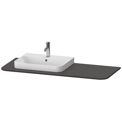 Столешница Duravit Happy D.2 Plus HP031KL8080 130 см графит Столешница Duravit Happy D.2 Plus HP031KL8080 130 см графит