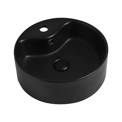 Раковина ABBER Bequem AC2104MB накладная, черная матовая Раковина ABBER Bequem AC2104MB накладная, черная матовая