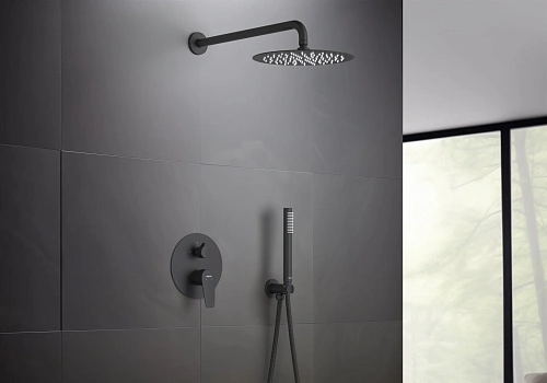 Душевая система Aquatek БЕТТА AQ1172MB Черный матовый Душевая система Aquatek БЕТТА AQ1172MB Черный матовый