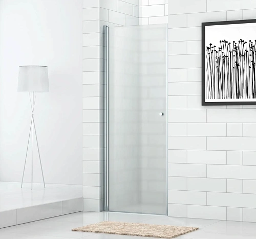 Душевая дверь CEZARES ECO-O-B-1-95-P-Cr 95см стекло рифленое, профиль хром Душевая дверь CEZARES ECO-O-B-1-95-P-Cr 95см стекло рифленое, профиль хром