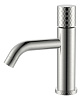 Картинка анонса товара «смеситель для раковины boheme stick nikel brush низкий с ручкой diamond 121-nb никель»