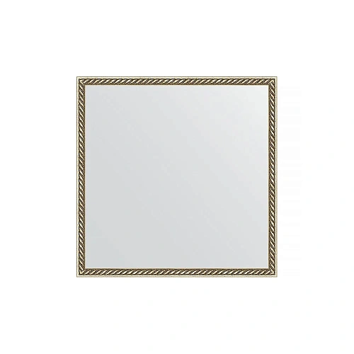 Зеркало в багетной раме Evoform Definite BY 0617 58 x 58 см, витая латунь Зеркало в багетной раме Evoform Definite BY 0617 58 x 58 см, витая латунь