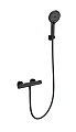 Смеситель для душа Wonzon & Woghand с термостатом, черный матовый (WW-B2012-A-MB) Смеситель для душа Wonzon & Woghand с термостатом, черный матовый (WW-B2012-A-MB)