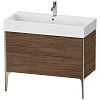 Картинка анонса товара «тумба под раковину duravit xviu xv45370b121 напольная 98 см орех темный»