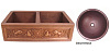 Картинка анонса товара «кухонная мойка bronze de luxe 10304, цвет - desert rose (пустынная роза), 92 х 53 х 25 см медная 10304_desert_rose-af-02»