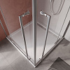 Душевой уголок CEZARES LINER-AH-2-120/90-C-Cr-L 120x90см стекло прозрачное, профиль хром Душевой уголок CEZARES LINER-AH-2-120/90-C-Cr-L 120x90см стекло прозрачное, профиль хром