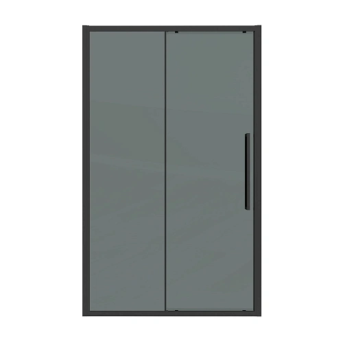 Душевая дверь GROSSMAN Cosmo 100.K33.02.110.21.10 (110x195) черный матовый, стекло тонированное Душевая дверь GROSSMAN Cosmo 100.K33.02.110.21.10 (110x195) черный матовый, стекло тонированное