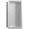 Настенный короб Hansgrohe XtraStoris Individual с дизайнерской рамой 30х15х10 см 56094800, шлифованн Настенный короб Hansgrohe XtraStoris Individual с дизайнерской рамой 30х15х10 см 56094800, шлифованн