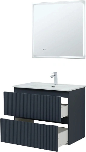 Тумба под раковину Aquanet Джейн Flat 80 маренго 00335429 подвесная Тумба под раковину Aquanet Джейн Flat 80 маренго 00335429 подвесная