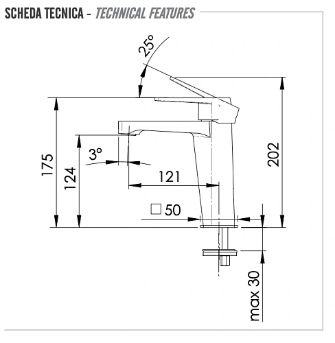 Смеситель для раковины Remer Dream D11 Смеситель для раковины Remer Dream D11