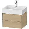 Картинка анонса товара «тумба под раковину duravit xviu xv43340b171 подвесная 58.4 см средиземноморский дуб»