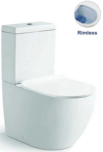 Чаша напольного унитаза Vincea Globo VT2B-14 белый, ультратонкое сиденье soft-close, P-trap Чаша напольного унитаза Vincea Globo VT2B-14 белый, ультратонкое сиденье soft-close, P-trap