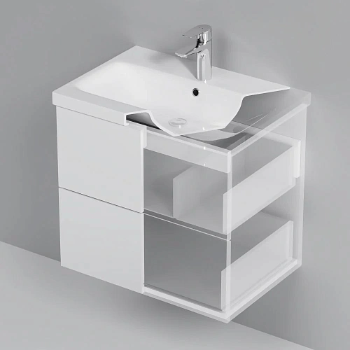 Тумба под раковину AM.PM Gem M90FHX06022WG подвесная, 60 см push-to-open, белый Тумба под раковину AM.PM Gem M90FHX06022WG подвесная, 60 см push-to-open, белый