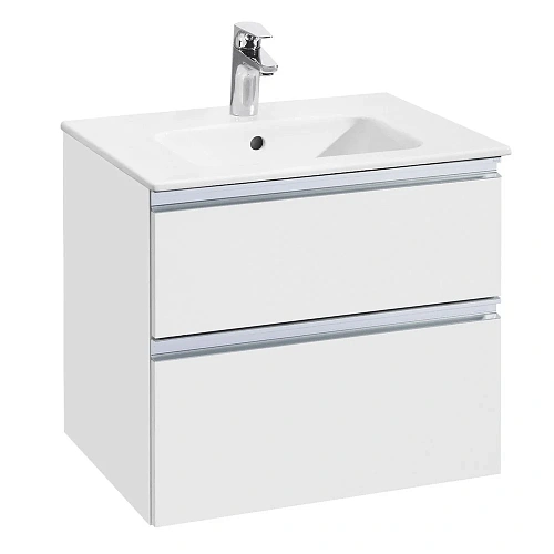 Тумба под раковину Roca The Gap 60 белый глянец 2 ящика A857397806 Тумба под раковину Roca The Gap 60 белый глянец 2 ящика A857397806