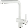 Смеситель для кухни Paulmark DOSSE Do214418-WH белый матовый Смеситель для кухни Paulmark DOSSE Do214418-WH белый матовый