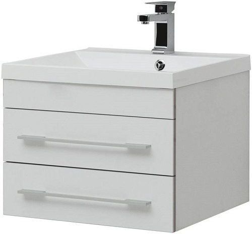 Тумба под раковину Aquanet Верона 58 New белый матовый 00272423 Тумба под раковину Aquanet Верона 58 New белый матовый 00272423