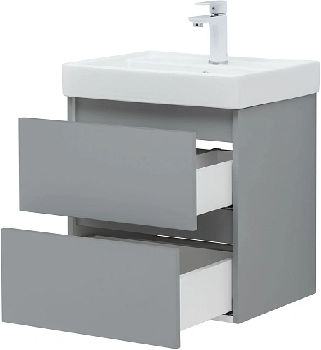 Тумба под раковину Aquanet Вега 2.0 50 00362544 мисти грин Тумба под раковину Aquanet Вега 2.0 50 00362544 мисти грин