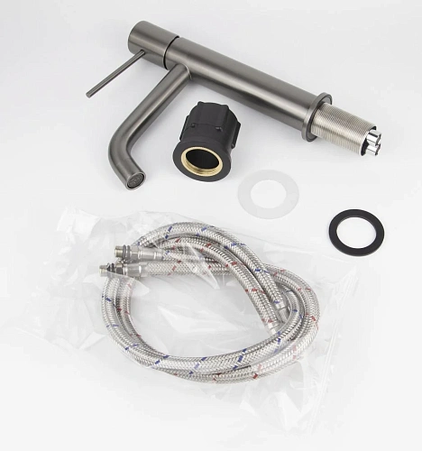 Смеситель для раковины Kaiser Vita вороненая сталь 43211-15 Смеситель для раковины Kaiser Vita вороненая сталь 43211-15