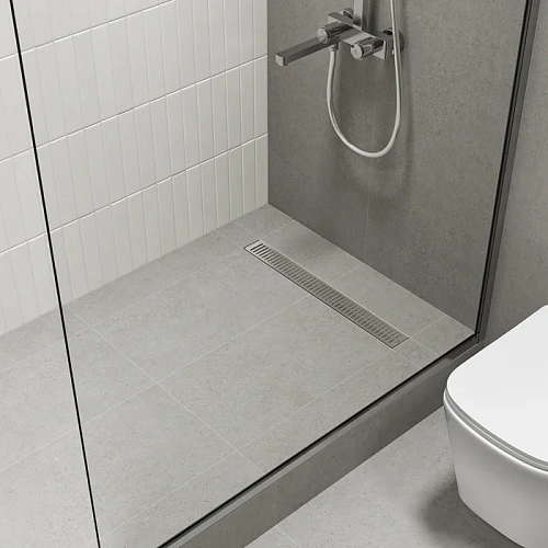 Душевой лоток IDDIS (975A6SB10DZ) горизонтальный выпуск, комбинированный затвор, перфорированная решетка, 600мм, хром Душевой лоток IDDIS (975A6SB10DZ) горизонтальный выпуск, комбинированный затвор, перфорированная решетка, 600мм, хром