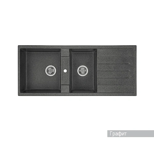 Кухонная мойка Aquaton Торина 1A712032TR210 из литого мрамора, прямоугольная, с крылом и дополнитель Кухонная мойка Aquaton Торина 1A712032TR210 из литого мрамора, прямоугольная, с крылом и дополнитель