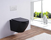 Картинка анонса товара «унитаз подвесной esbano azalea (esupazalbm) matt black 480x365x360 с крышкой микролифт»