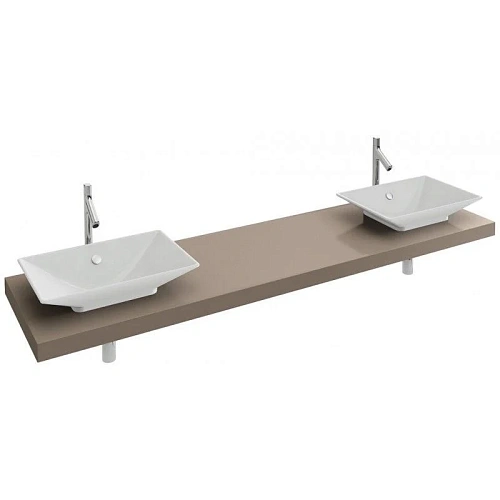 Комплект мебели 200 см Jacob Delafon Parallel с раковиной E4819-00, столешницей EB55-2000-E10, тумбо E4819-00+EB504-E10+EB55-2000-E10 Комплект мебели 200 см Jacob Delafon Parallel с раковиной E4819-00, столешницей EB55-2000-E10, тумбо E4819-00+EB504-E10+EB55-2000-E10